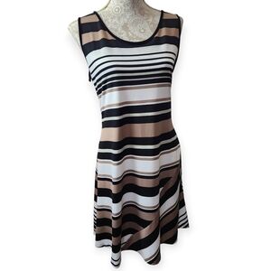 MSK Striped Summer Dress size Large